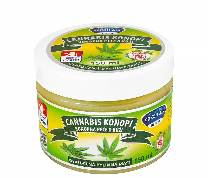 Fresh Air bylinná mast 150 ml Cannabis konopí