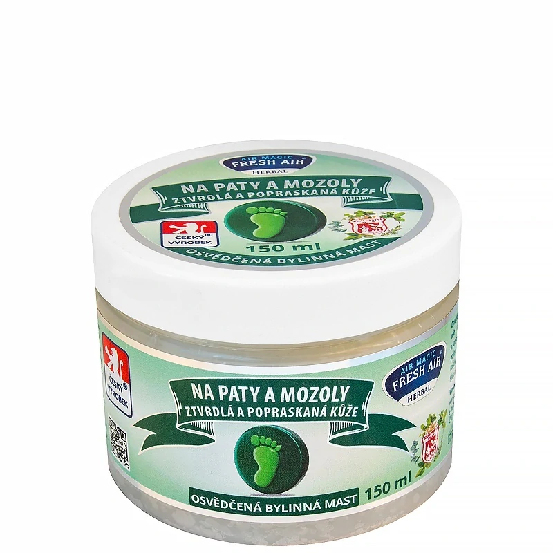 Fresh Air bylinná mast na paty a mozoly 150 ml