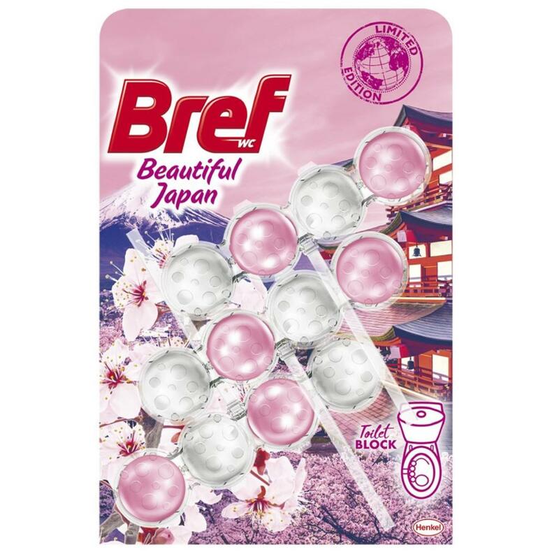 Bref WC blok Beautiful Japan 3 x 50 g, limitovaná edice
