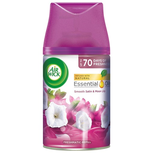 AIR WICK FreshMatic náplň jemný satén a měsíční lilie 250 ml