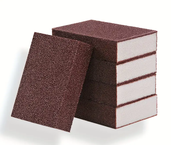 QiiM Magic - Magická houbička na nádobí, hnědá, 5ks