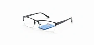 Dioptrické brýle na dálku SURGLASS DE LUXE TR-230, černé kovové unisex, dioptrie -0.50 