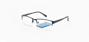 Dioptrické brýle na dálku SURGLASS DE LUXE TR-230, černé kovové unisex, dioptrie -1.50 