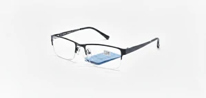 Dioptrické brýle na dálku SURGLASS DE LUXE TR-230, černé kovové unisex, dioptrie -3.00 