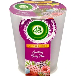Air Wick Sparkling Berry Bliss, vonná svíčka ve skle 220 g