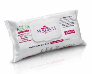Madam Home Easy Clean Čisticí a úklidové ubrousky s bílým octem a sodou, 100 ks