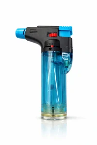 PROF D25 Mini plynový hořák, transparentní, mix barev, plnitelný