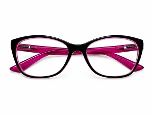 Dioptrické brýle JingGlass DE LUXE TL8822 Flexi, růžové, plastové, (+2,00 dioptrie), dámské