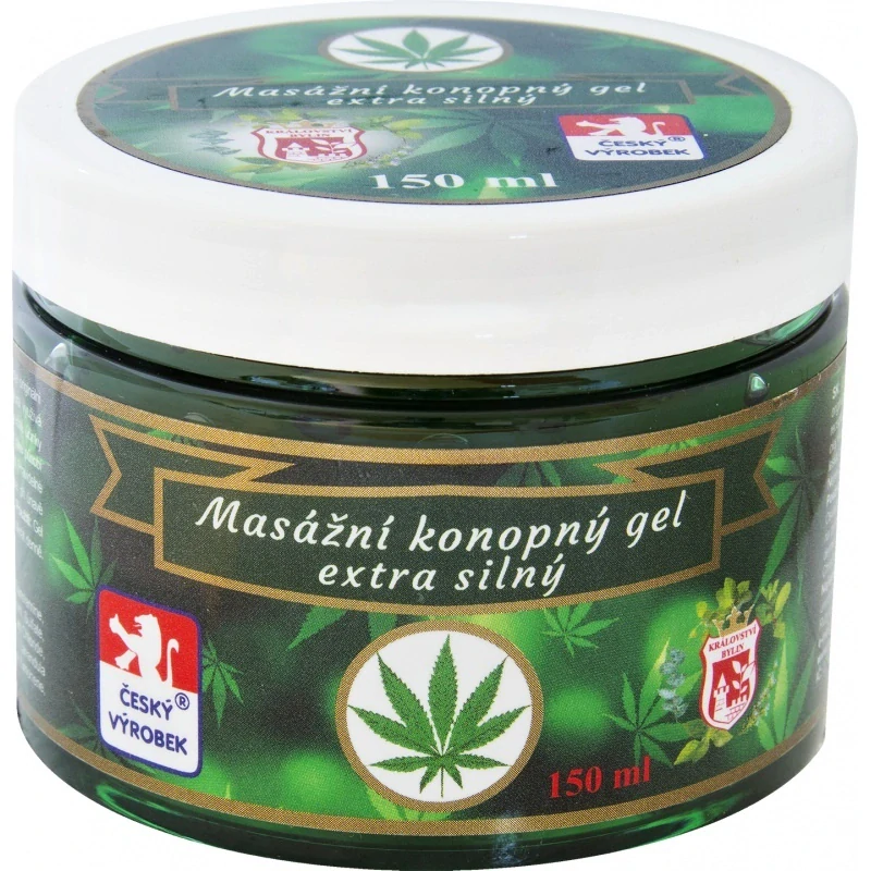 Fresh Air Cannabis masážní konopný gel Extra silný 150 ml
