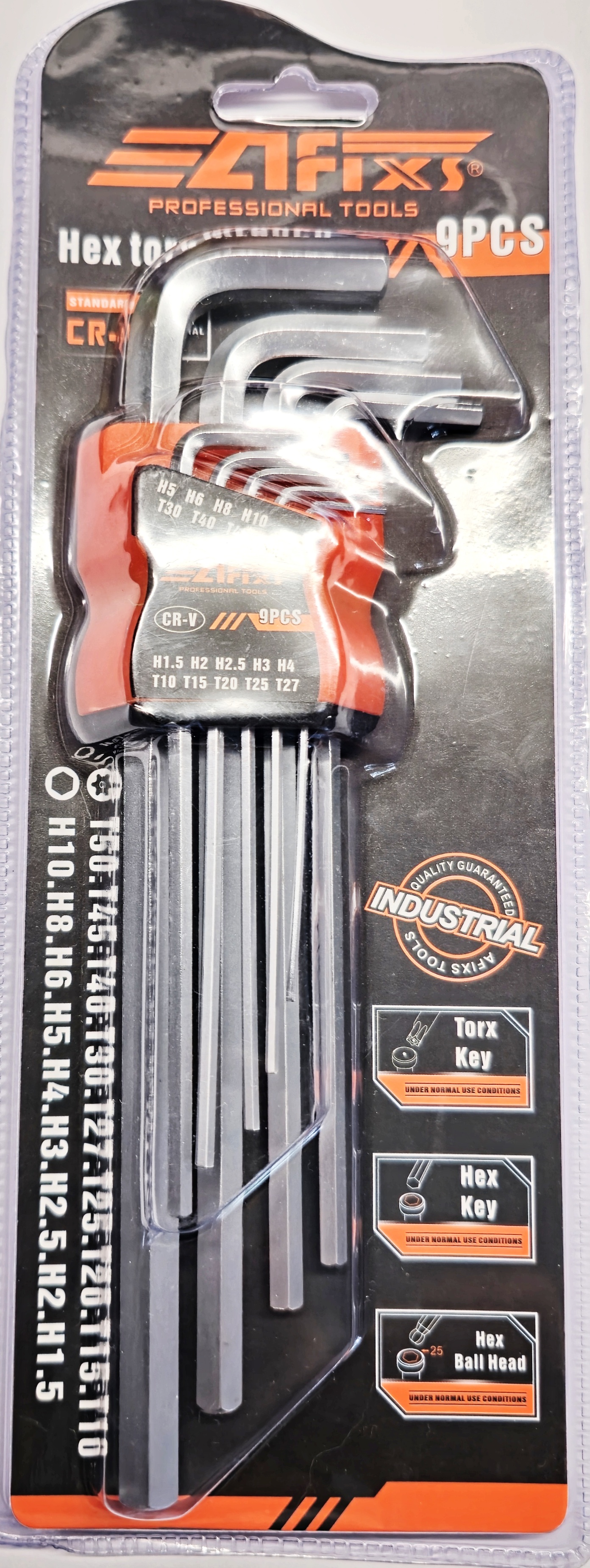 FT-Tools 004 imbus dlouhý sada 9ks (Imbus klíč 1.5-10mm)