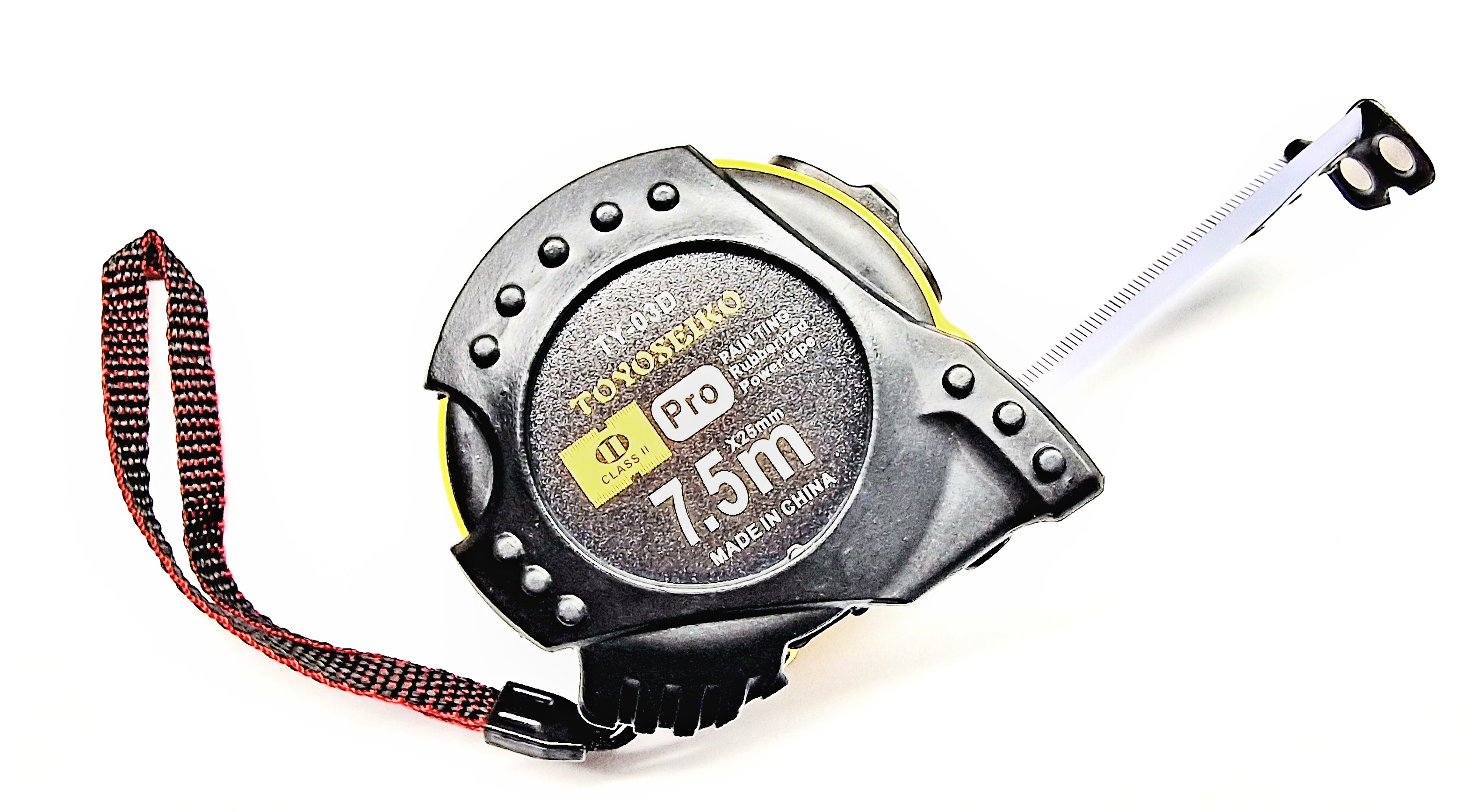 Toyoseiko metr svinovací 7,5m šířka pásku 25mm, TY-03D