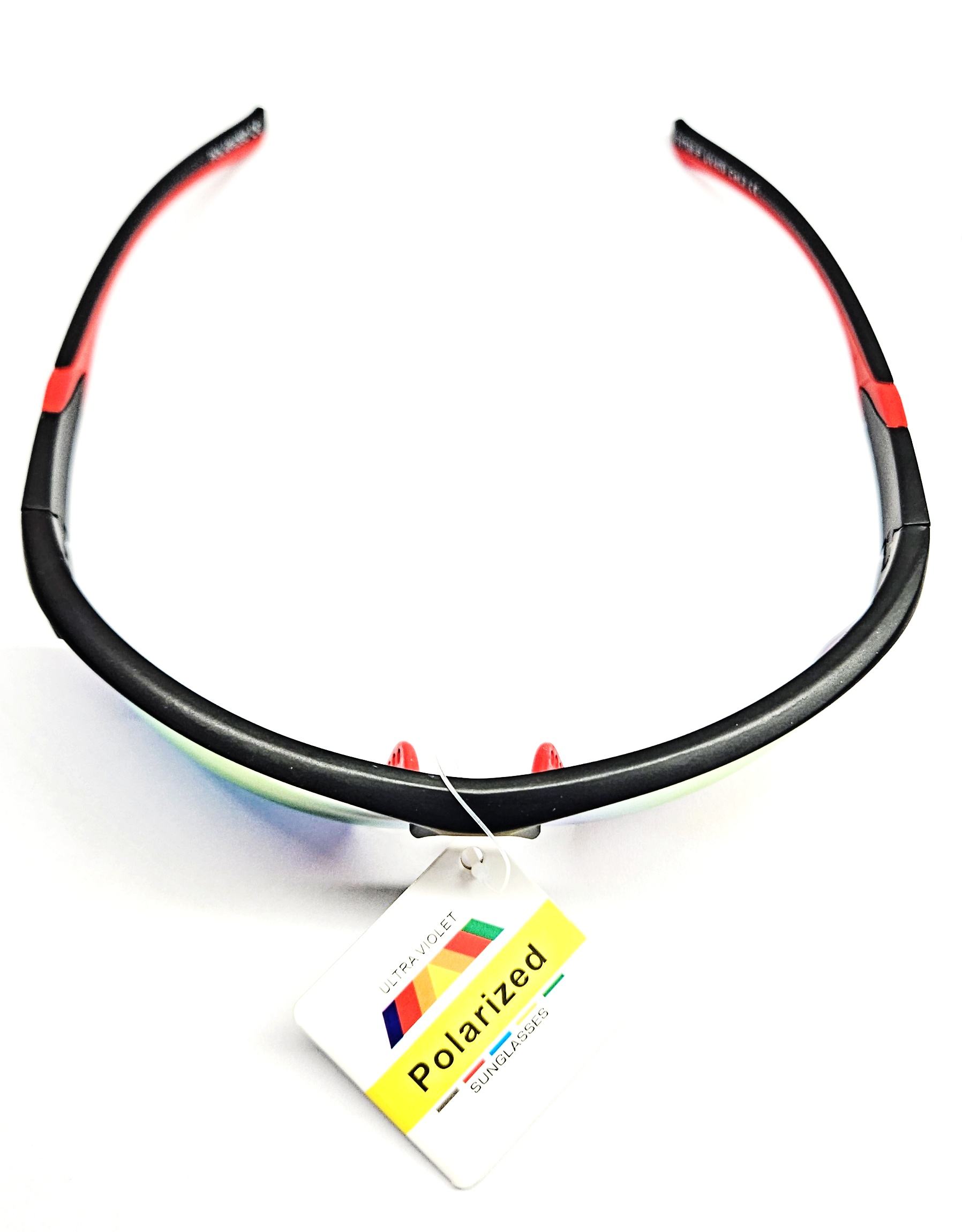 Polarizační brýle Qiim F4708P - zrcadlové červenožluté, plastové, UV 400 cat. 3