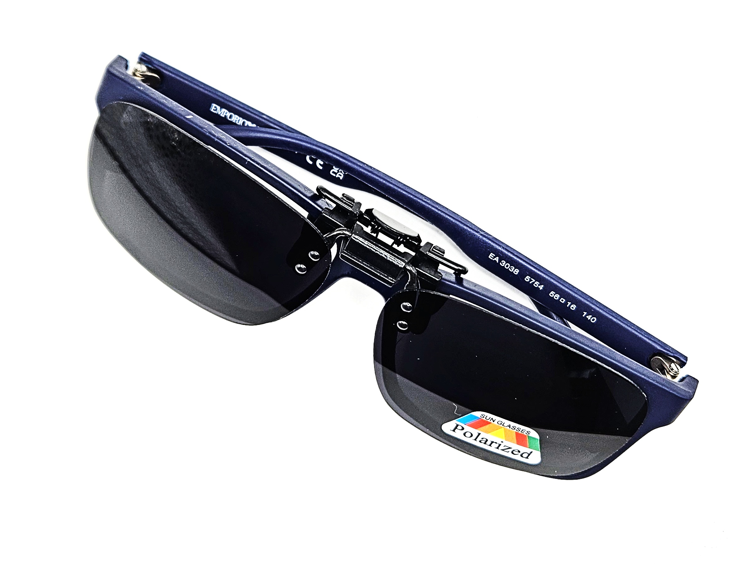 QiiM P-23 Polarizační Klips na Dioptrické Brýle, Šedý, UV400, 60x41mm, 8g