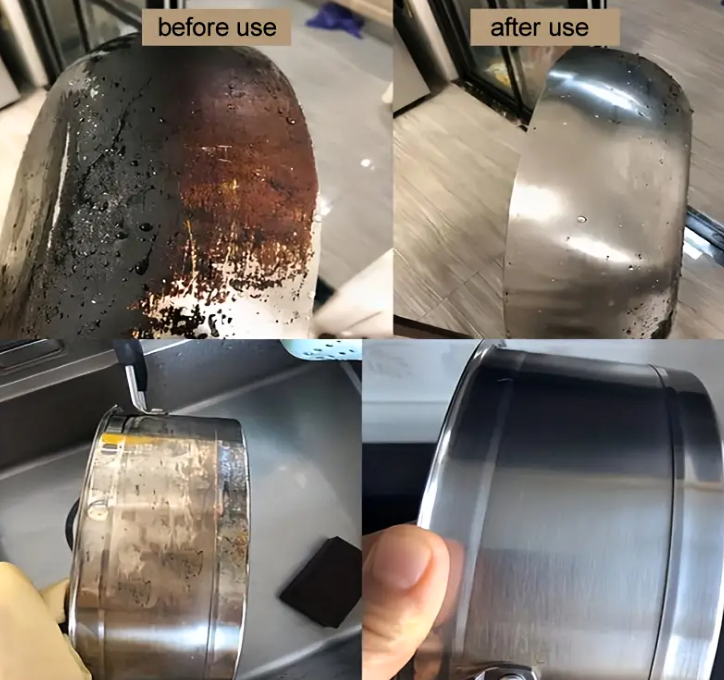 QiiM Magic - Magická houbička na nádobí, hnědá, 5ks