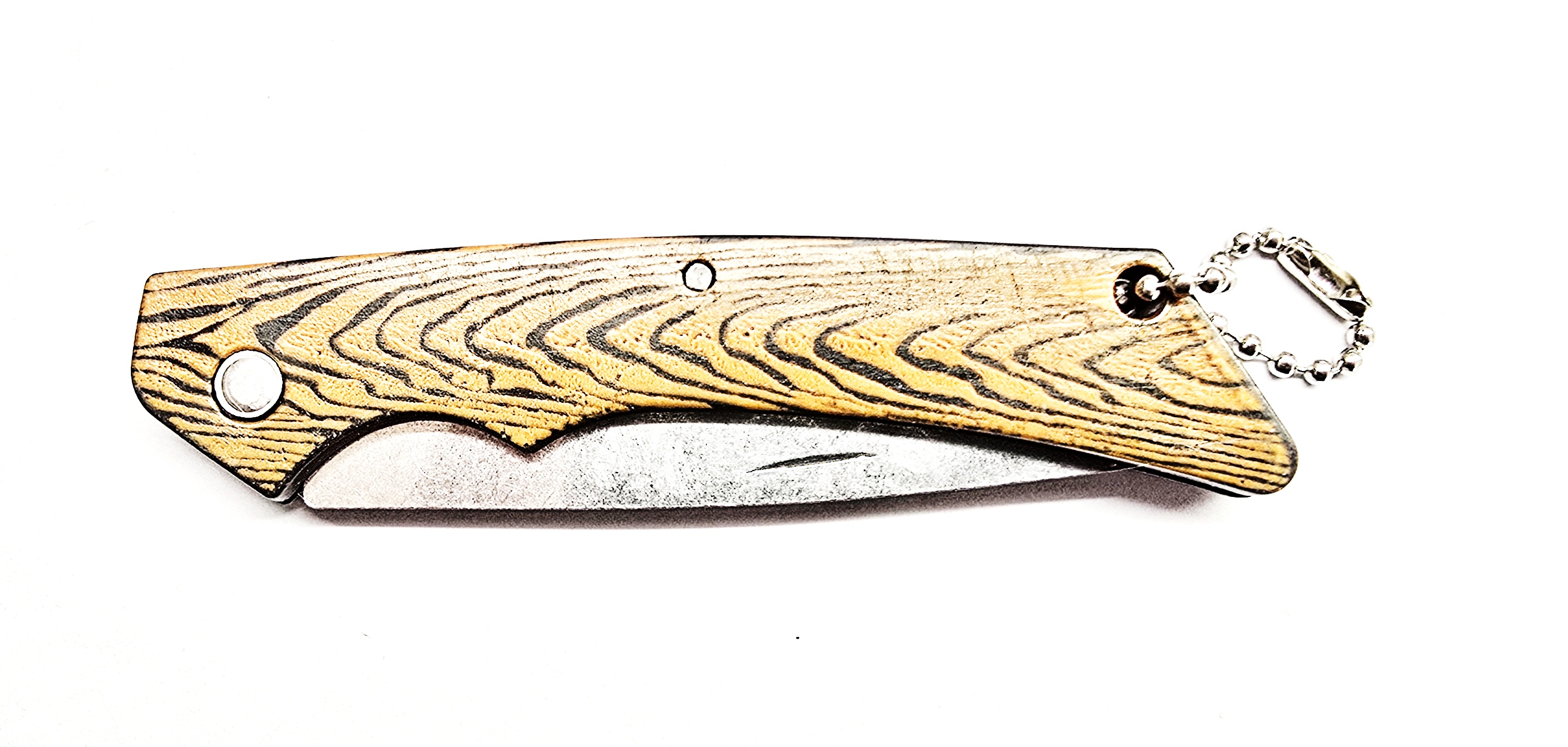 Kapesní zavírací nůž QiiM 73015, 16cm, hnědý