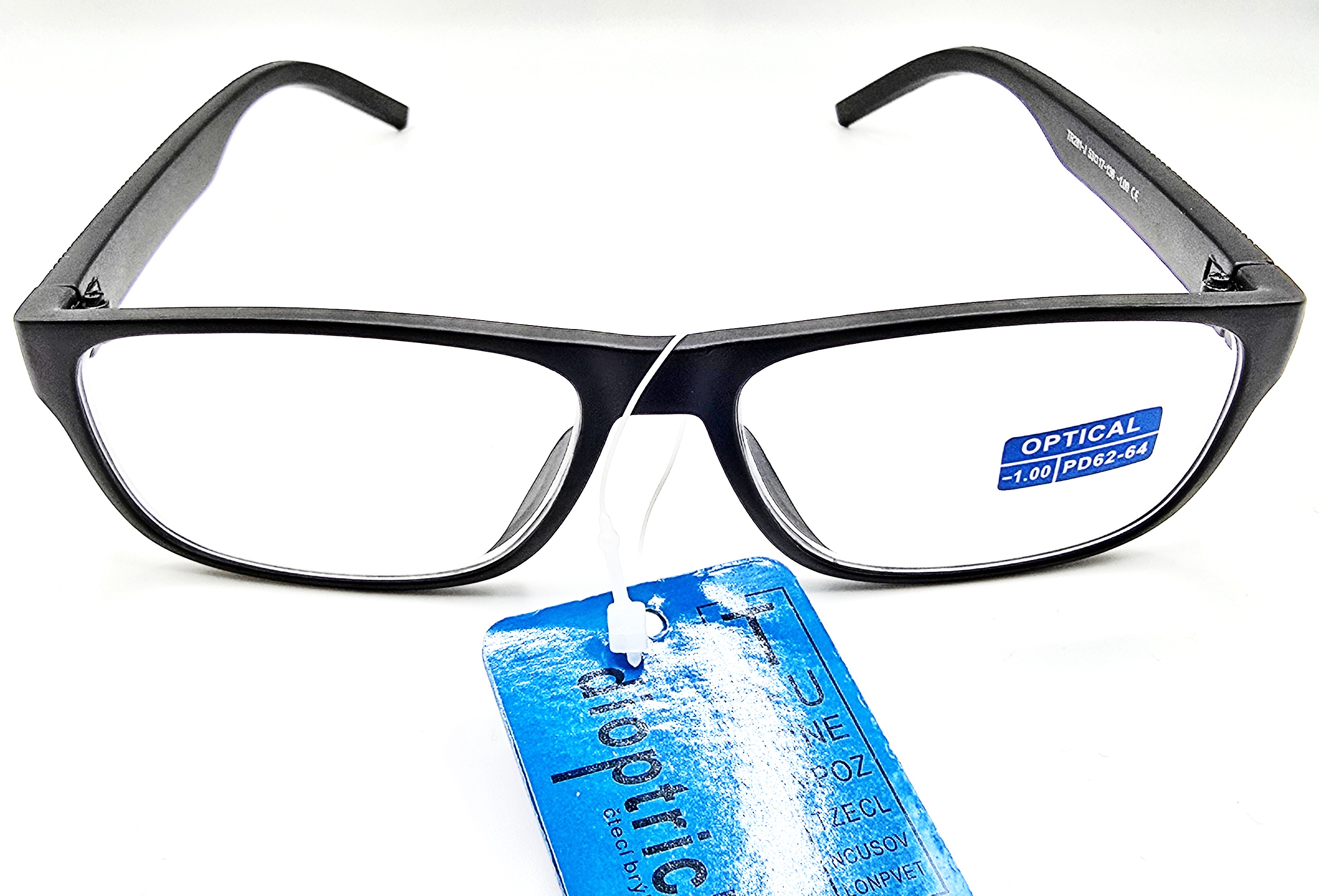Dioptrické brýle SURGLASS DE LUXE na dálku MÍNUSOVÉ, dioptrie -2,5 černé plastové rámečky