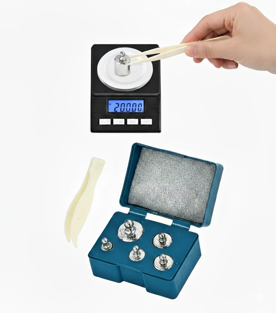 Kalibrační závaží sada Nakida 105g (pro digitální a laboratorní váhy)