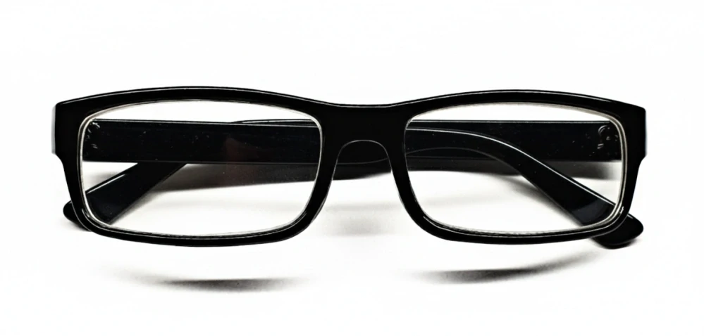 Dioptrické brýle na dálku QiiM 1137, dioptrie -1.50, unisex, černé plastové rámečky