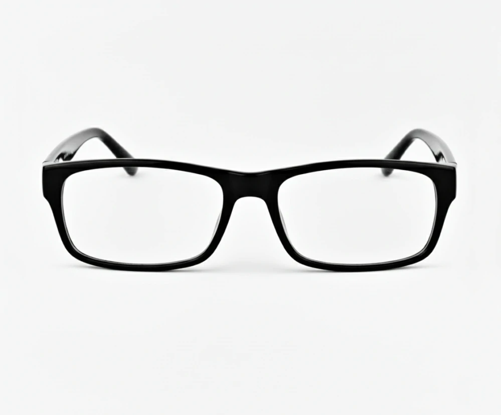 Dioptrické brýle na čtení QiiM 1096A dioptrie +1.00 unisex černé plastové rámečky