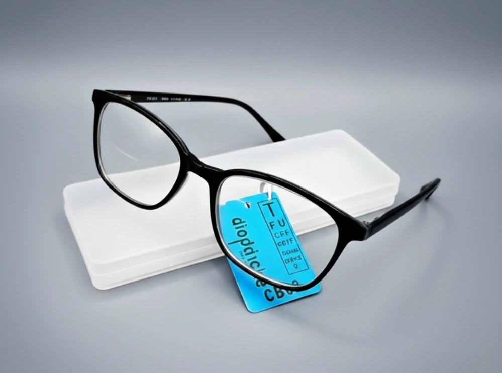 Čtecí dioptrické brýle JingGlass SLIM CB02, plastové, +4,0 dioptrie, unisex, s pouzdrem