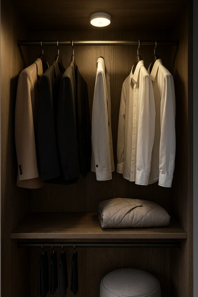 Nakida 20720 LED noční světlo s pohybovým senzorem, nabíjecí USB, magnetické, teplá bílá