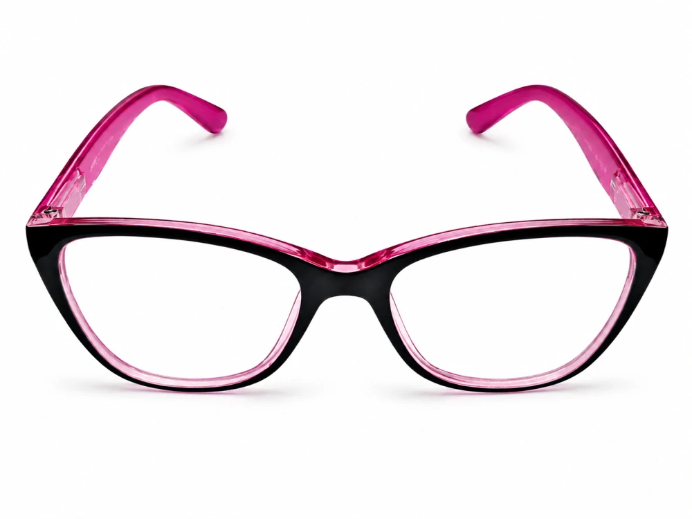 Dioptrické brýle JingGlass DE LUXE TL8822 Flexi, růžové, plastové, (+4,00 dioptrie), dámské