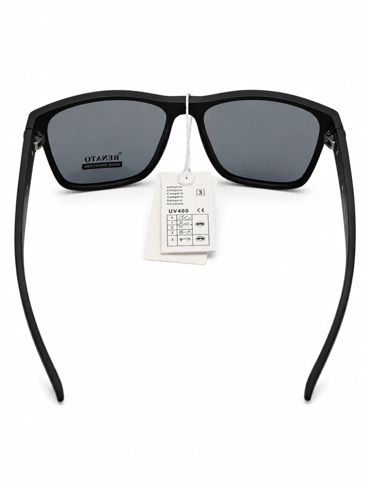 Sluneční unisex brýle Renato TU23311, černý rám / šedá skla, Cat.3