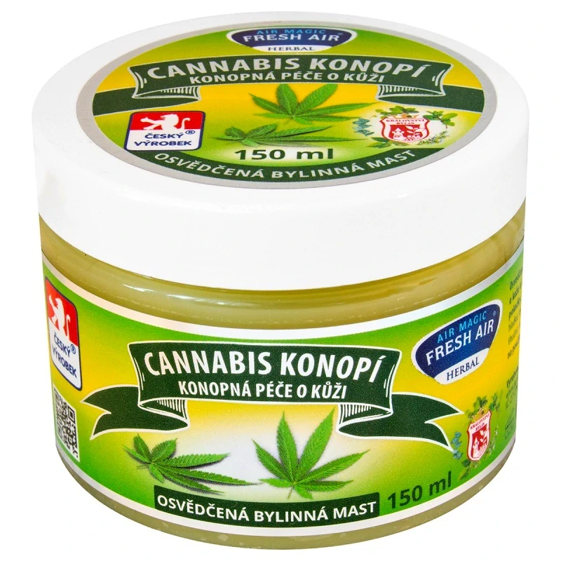 Fresh Air bylinná mast 150 ml Cannabis konopí