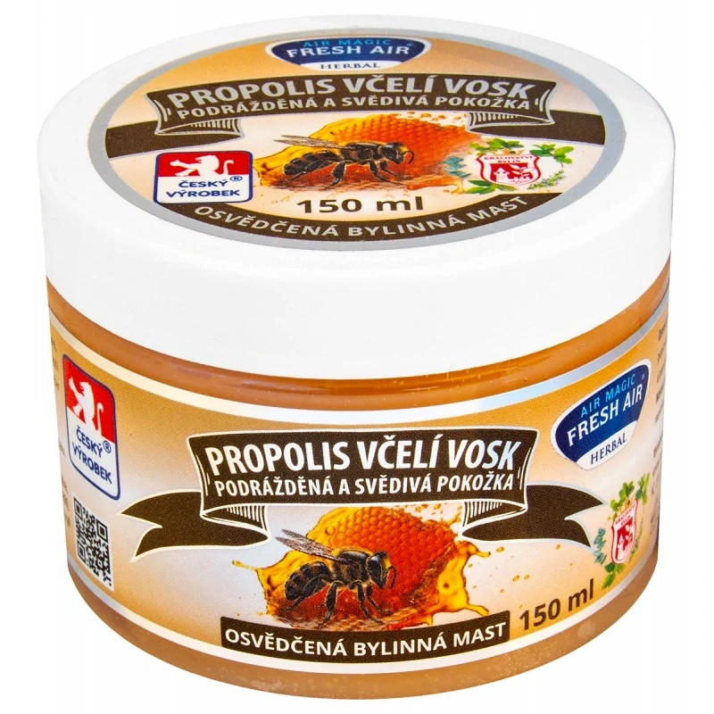 Fresh Air bylinná mast 150 ml Propolis včelí vosk