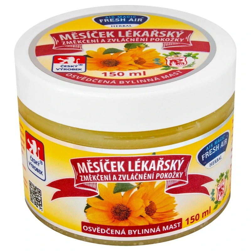 Fresh Air bylinná mast Měsíček lékařský 150 ml