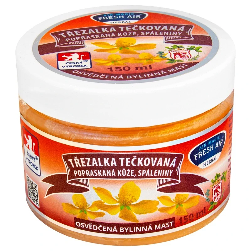 Fresh Air bylinná mast Třezalka tečkovaná 150 ml