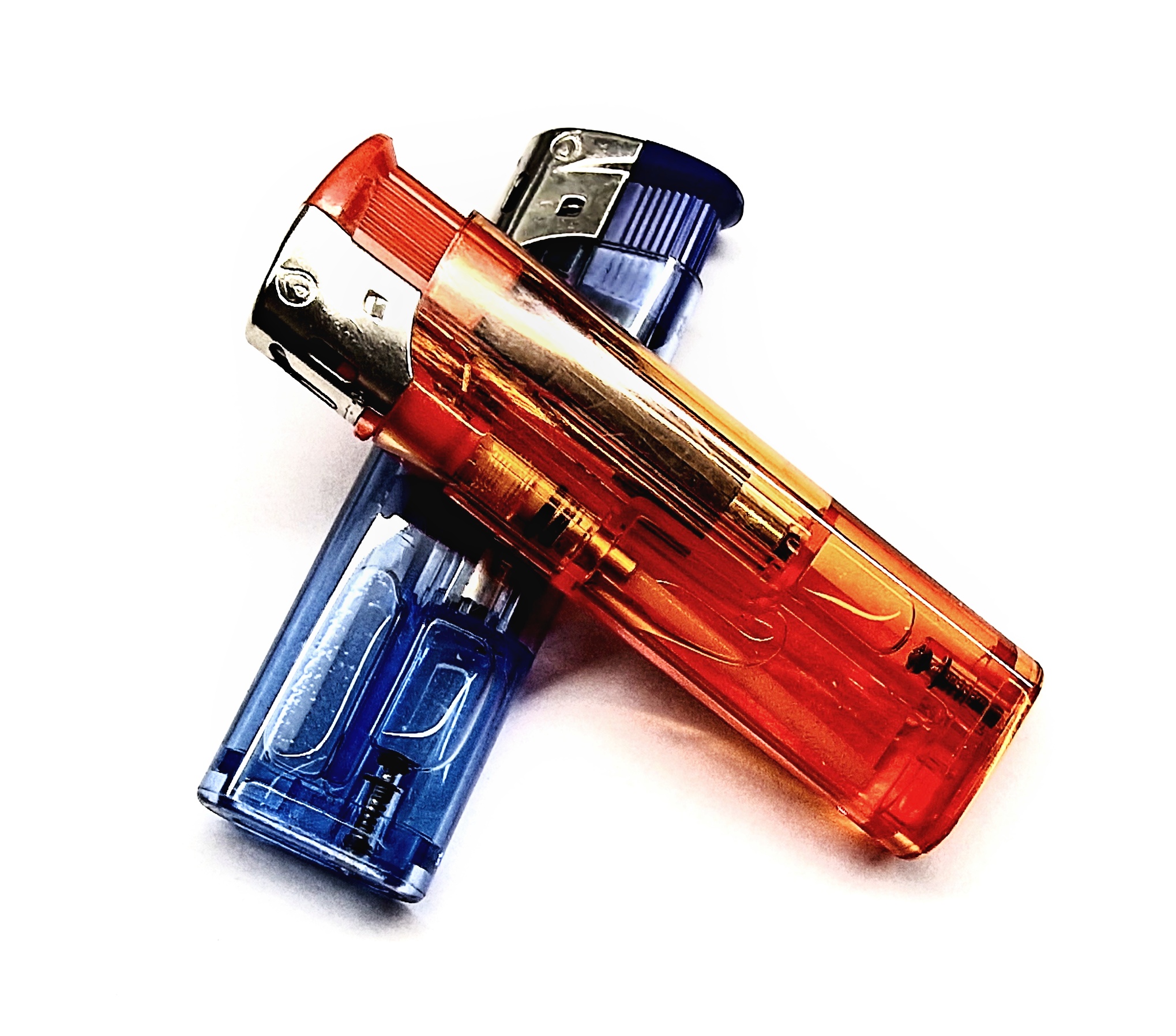 Zapalovač QiiM Turbo 472 transparent, plnící, 1ks