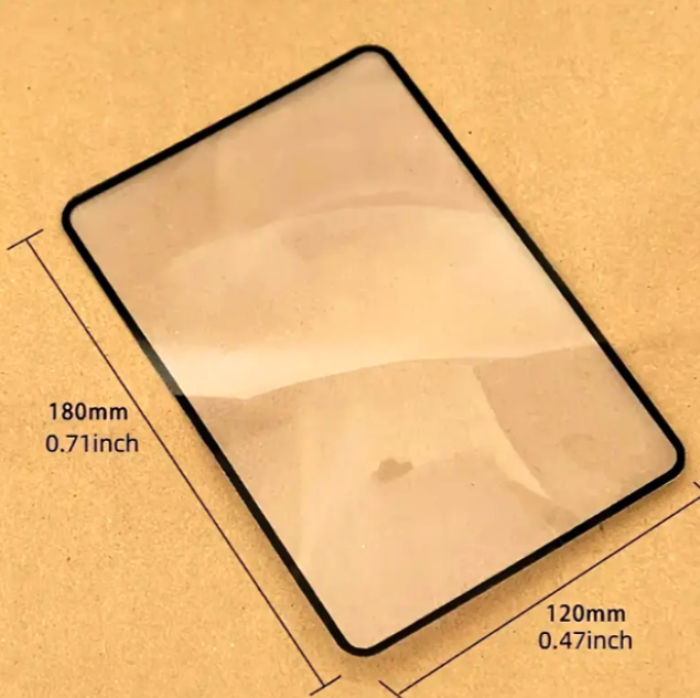 Qiim L-1218 knižní lupa, tenká a flexibilní, 3x zvětšení