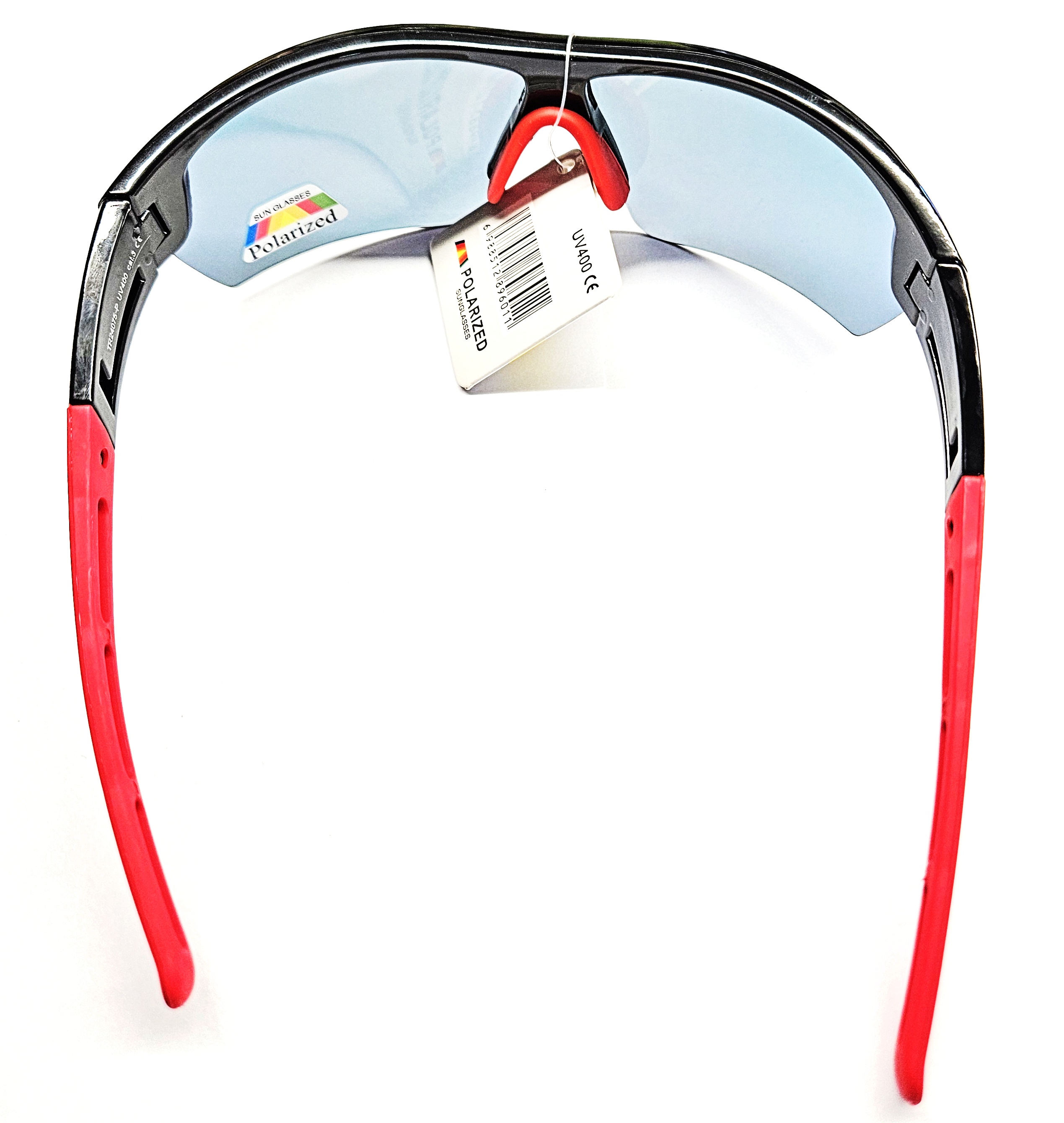 Polarizační brýle Qiim Sport TR24075P - zrcadlově červenofialová, plastové černé rámečky, UV 400 cat. 3