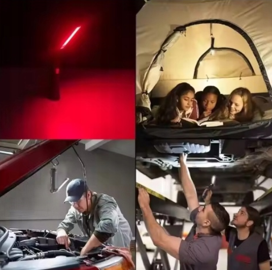 Svítilna Qiim HT 4025-5 COB led nabíjecí přes USB pracovní lampa, XXL