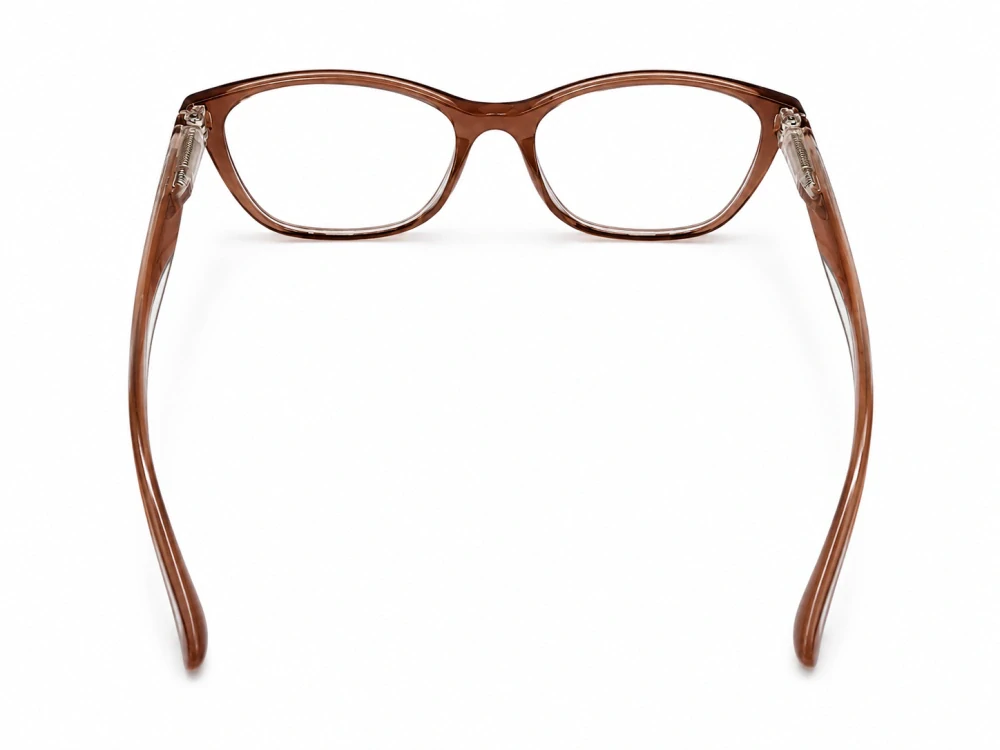 Dioptrické brýle JingGlass DE LUXE TL8822 Flexi, hnědé, plastové, (+2,00 dioptrie), unisex