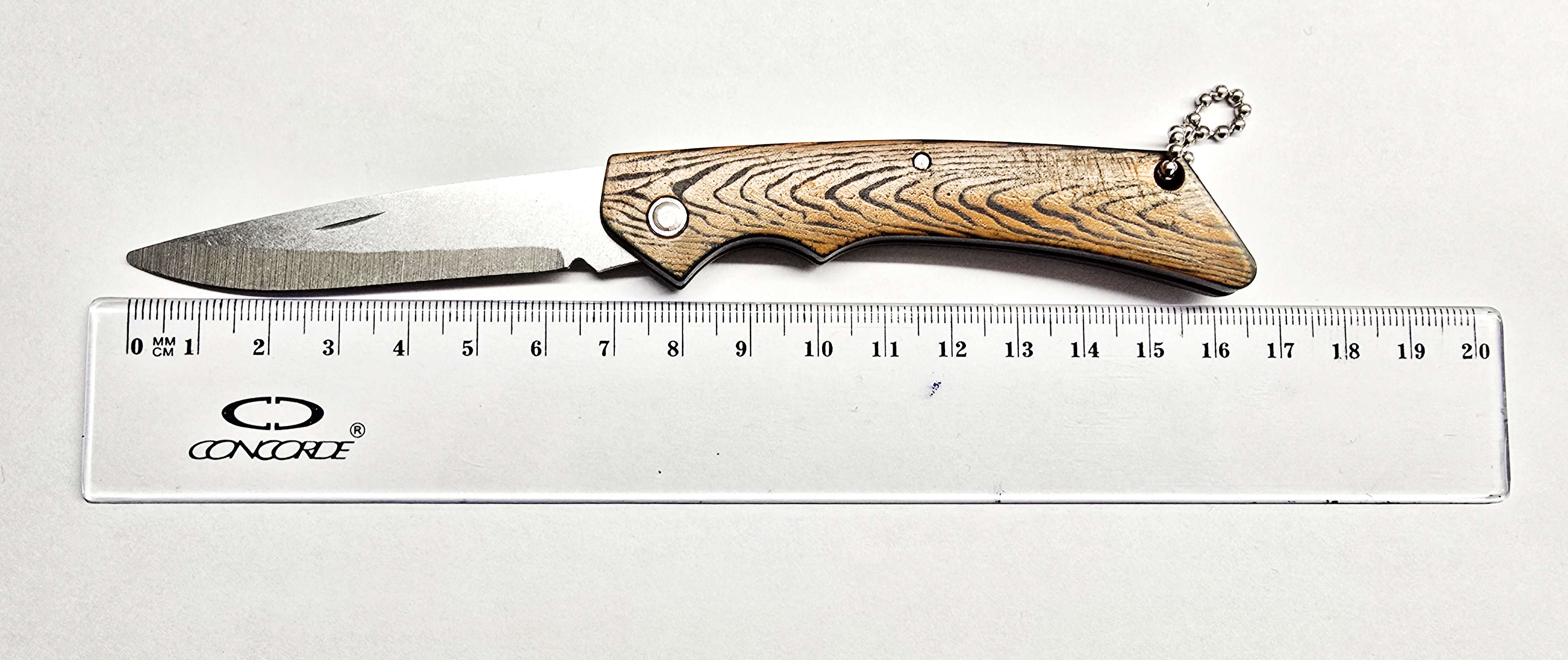 Kapesní zavírací nůž QiiM 73015, 16cm, hnědý