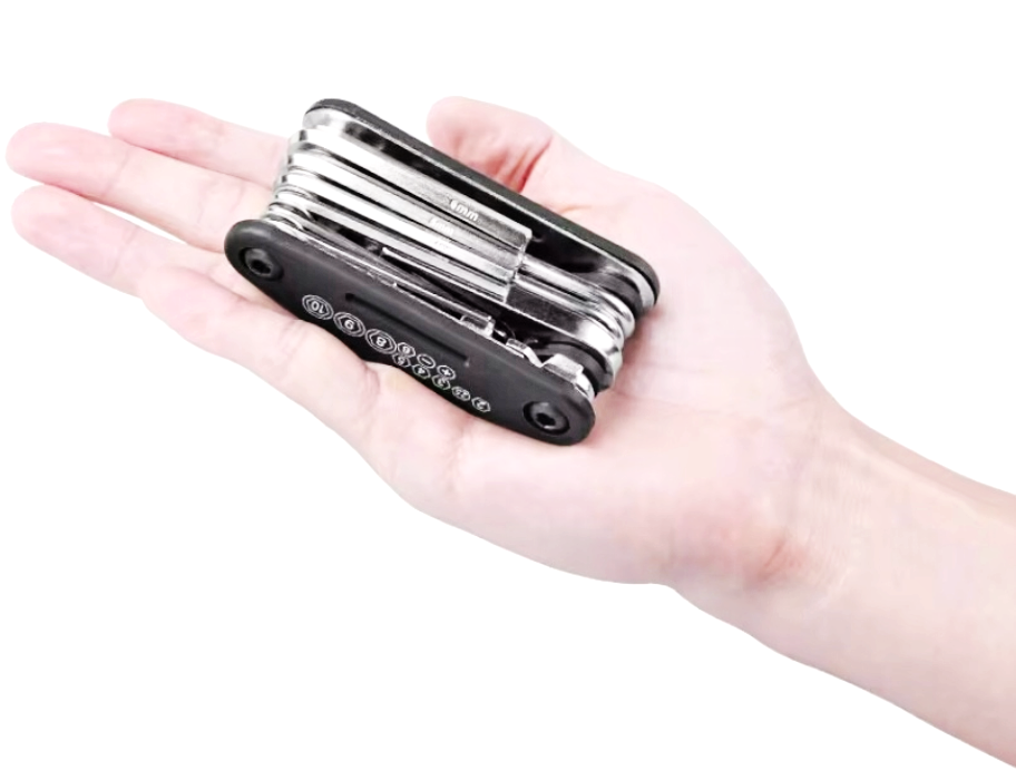 QiiM Multitool na kolo 16v1 - Sada nářadí pro cyklisty, multifunkční klíče