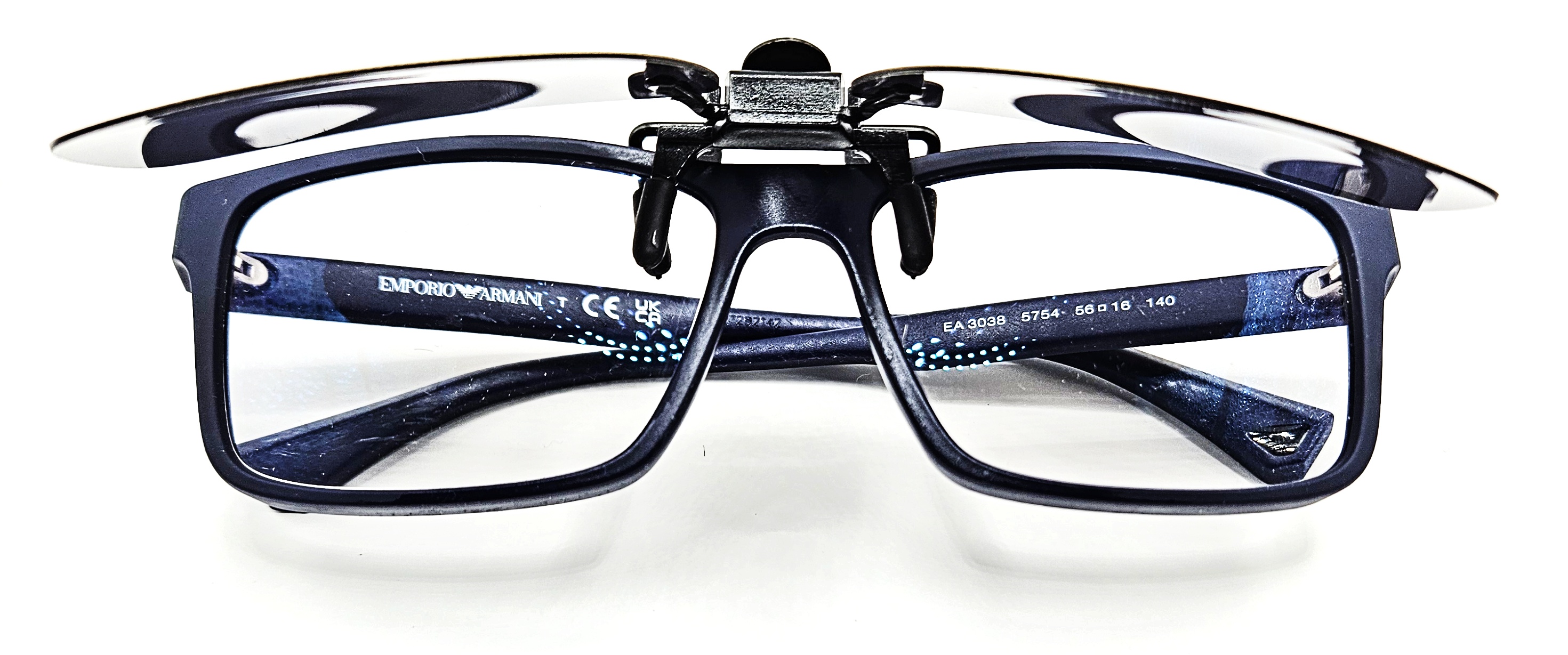 QiiM P-23 Polarizační Klips na Dioptrické Brýle, Šedý, UV400, 60x41mm, 8g