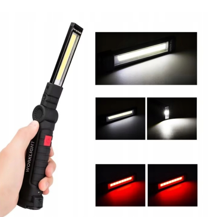 Svítilna Qiim HT 4025-5 COB led nabíjecí přes USB pracovní lampa, XXL