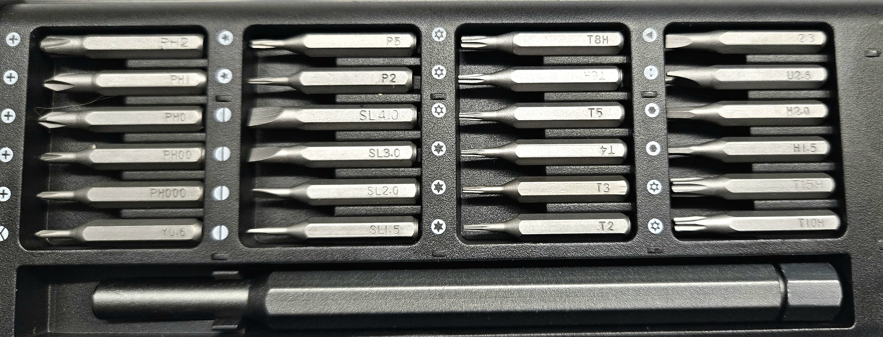 QiiM 24v1 - Profesionální sada precizních šroubováků pro jemnou elektroniku