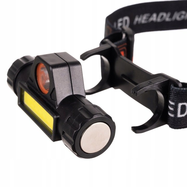 Čelová svítilna Nakida TK-026, CREE XPE+COB, nabíjecí USB