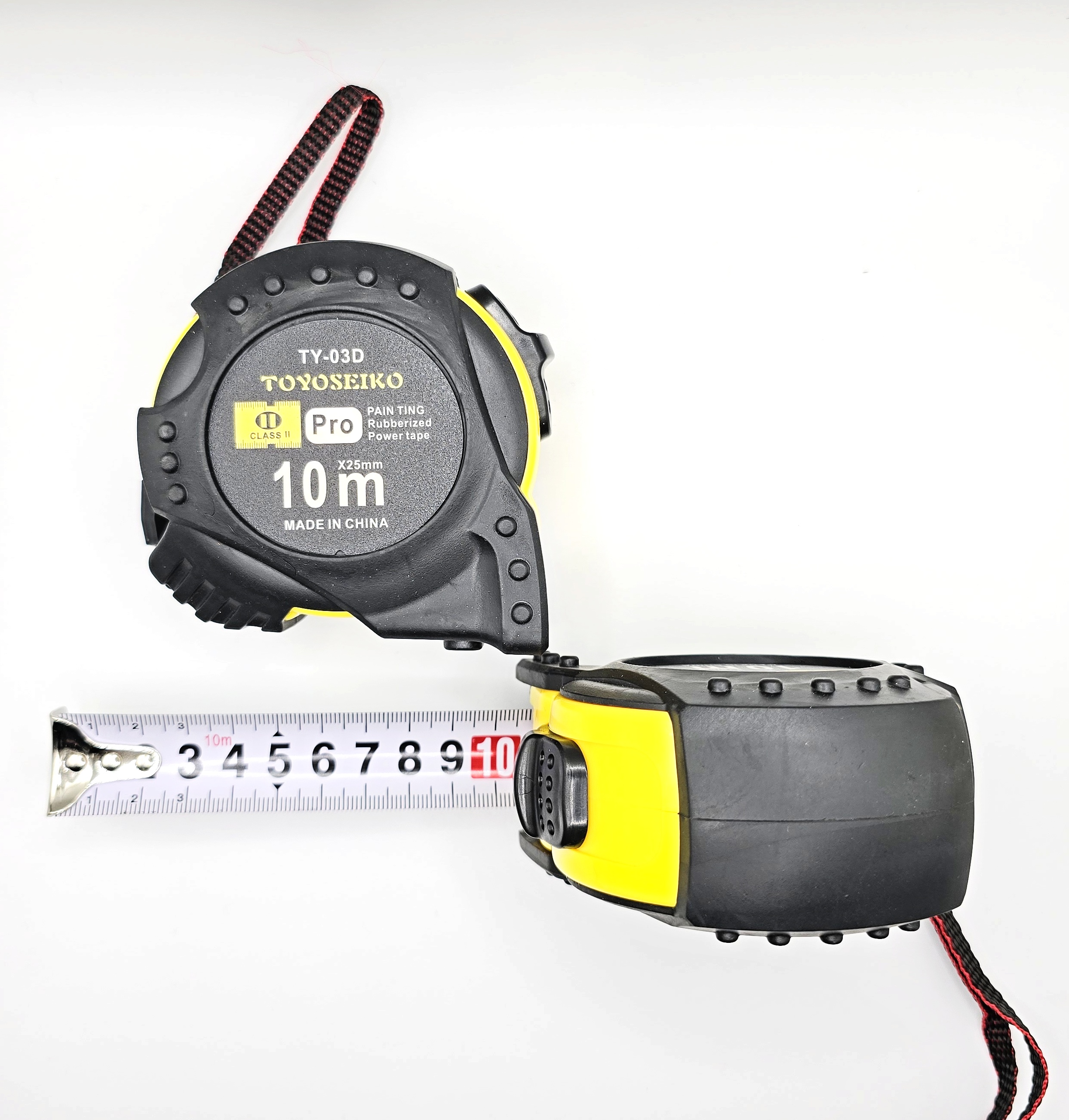 Toyoseiko metr svinovací 10m šířka pásku 25mm, TY-03D10