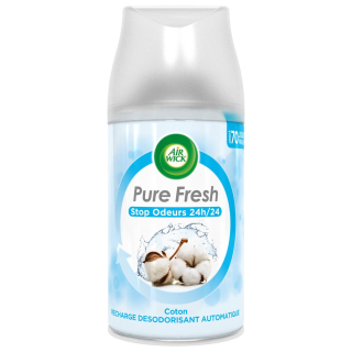 Air Wick Freshmatic Pure náplň do osvěžovače vzduchu Čerstvá bavlna 250 ml