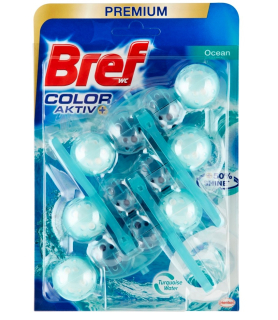 Bref Color Aktiv WC blok Ocean Turquoise water 3 x 50 g - BARVÍCÍ