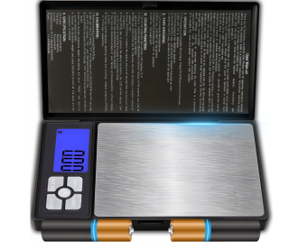 Reto E703 kapesní digitální váha 500g/0,01g, LCD, šperkařská, tárování, automatická kalibrace, černá