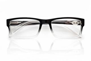 Dioptrické brýle na čtení QiiM Flexi TK-1207, plastové unisex, +5,0 dioptrie