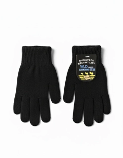 Černé rukavice W.D Super Wenda STM2010, unisex, velikost 21 cm